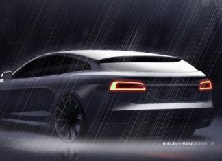 Un break Tesla Model S commandé par un collectionneur