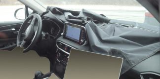 L’intérieur du Hyundai Santa Fe débusqué !