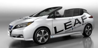 Nissan présente une version conceptuelle de la Leaf convertible