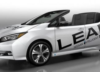 Nissan présente une version conceptuelle de la Leaf convertible