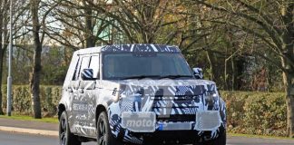 Le futur Land Rover Defender 110 surpris au Royaume-Uni