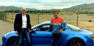 Fernando Alonso a reçu son Alpine A110S