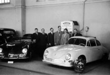 Il y a 73 ans, la première Porsche s’expose au Salon international de Genève 1949