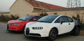 La Bugatti Chiron a sa copie Chinoise
