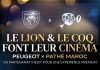 Le Lion et le Coq font leur cinéma : un partenariat rugissant entre Peugeot et Pathé Maroc
