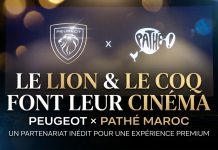 Le Lion et le Coq font leur cinéma : un partenariat rugissant entre Peugeot et Pathé Maroc