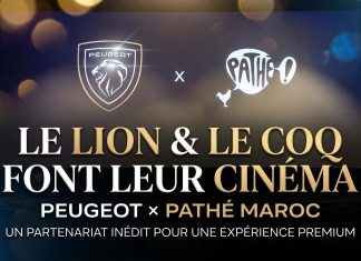 Le Lion et le Coq font leur cinéma : un partenariat rugissant entre Peugeot et Pathé Maroc